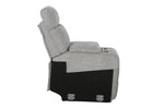Wilbur Console Sectional Grey side view picture