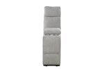 Wilbur Console Sectional Grey front view picture