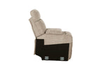 Wilbur Console Sectional Latte side view picture