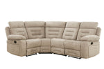 Wilbur Corner Sofa Recliner Latte picture on the white background
