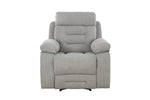 Wilbur Recliner Armchair Grey front view picture