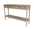 Willow 2 Drawers Console with Shelf picture on the white background