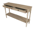 Willow 2 Drawers Console with Shelf picture with opened drawers