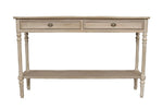Willow 2 Drawers Console with Shelf front view picture