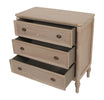 Willow Chest of 3 Drawers Timber Wash picture with opened drawers