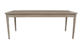 Willow Dining Table 200cm Timber Wash front view picture