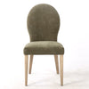Willow Fabric Dining Chair Green Set of 2 front view picture