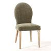 Willow Fabric Dining Chair Green Set of 2 picture on the white background