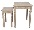 Willow Nest of 2 Tables front view picture of the design