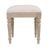 Willow Dressing Stool Timber Wash picture from the side
