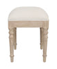 Willow Dressing Stool Timber Wash front view picture