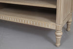 Willow TV Unit Timber Wash close view picture of the legs