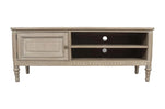 Willow TV Unit Timber Washpicture on the white background