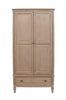 Willow 2 Door Wardrobe Timber Wash front view picture of the design