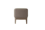 Ash veneer dressing stool in delicate cream hue.