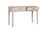 Bedroom vanity unit with ash veneer finish.