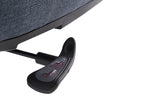 Zeke Ergonomic Office Chair Grey close view picture of the handle that adjust height