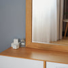 Zeke Wooden Mirror 50 x 70 cm picture of the left corner
