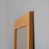 Zeke Wooden Mirror 50 x 70 cm picture of the top
