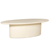 Elegant and contemporary white coffee table.