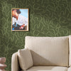 Made Varri Moss Wallpaper close view picture on the wall