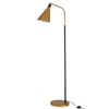 Functional floor lamp with adjustable features.