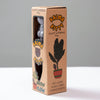 Porous terracotta kitty for indoor plants