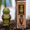 Terracotta toad watering spike for plants