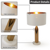 Practical lamp with versatile design for any room.