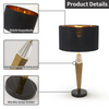 Versatile lamp with a contemporary design.