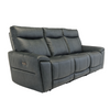 Comfortable three seater sofa with high back and padded arms
