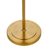 Bombazine 2 Light Table Lamp Natural Brass close view picture of the natural brass base