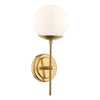 Bombazine Wall Light Natural Brass can be use with or without pull cord switch