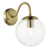 Jocelyn Wall Light Natural Brass close view picture on the white background