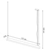 Sleek hanging lights Sollux Lighting Pendant lamp PINNE 118 grey
