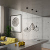 pendant lighting for kitchen Sollux Lighting Pendant Lamp  UMBERTO black