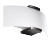 "Sollux Lighting Wall Lamp EMILIO with matte glass and wood design"