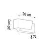 Elegant wall led lamp for modern interiors Wall lamp PIEGARE