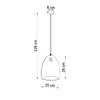 Adjustable pendant ceiling lights Sollux Lighting Ceramic Pendant Lamp BUKANO