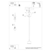 Pendant lamp SAVAR 1 black