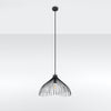 Stylish Sollux Lighting Pendant lamp UMB black with industrial flair