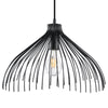 Pendant lamp UMB black - Durable steel construction