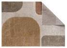 Scatterbox Rug Ellery green and copper design large carpet rug