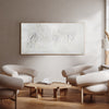 Framed wall art Scatterbox Yanna canvas natural finish
