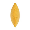 Luxurious scatter pillow in sophisticated matte yellow shade.