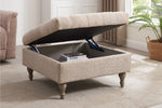 Functional Storage Ottoman for Cozy Living Room Spaces
