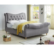 Lavish Grey Super King Size Bed - Adam Super King Size Bed