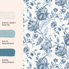 Laura Ashley Adwick Trail Wallpaper Dark Seaspray best suits with those paint colors