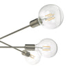 Ceiling pendant light Alana 6 Light Pendant Satin Chrome design

