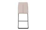 Easy-to-clean Alta beige counter top stool.